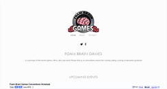 Desktop Screenshot of foambrain.com